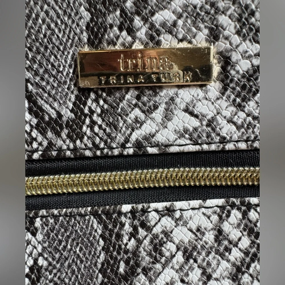 Trina Turk Snake skin print Cosmetic Bag